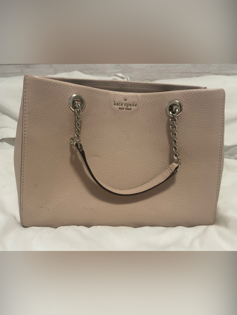 kate spade Pink Leather Chain-Handle Shoulder Bag